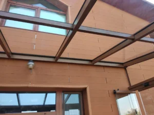 Szklane zadaszenie tarasu